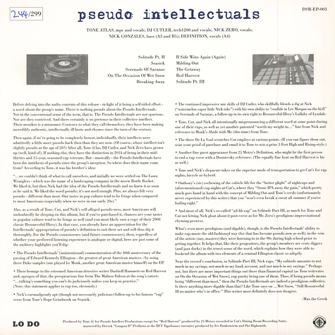 Pseudo Intellectuals - Pseudo Intellectuals EP