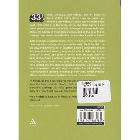 Dinosaur Jr - You're Living All Over Me by Nick Attfield