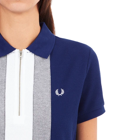 Fred Perry - Vertical Bomber Stripe Pique Dress