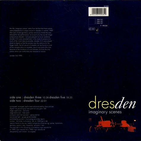 Klaus Schulze - Dresden - Imaginary Scenes