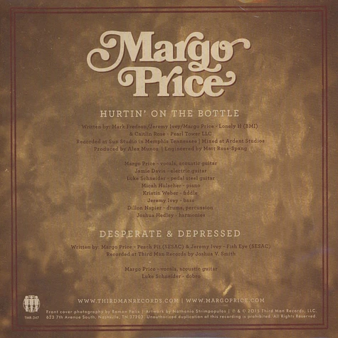 Margo Price - Hurtin' On The Bottle / Desperate And Desperate