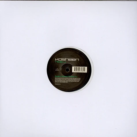 Kosheen - Hide U (Decoder & Substance Remixes)