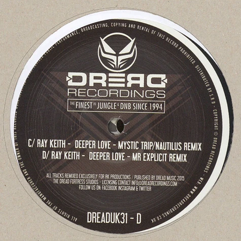 Ray Keith - Deeper Love Remixes