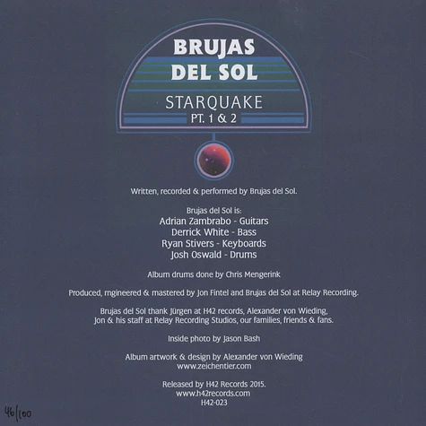 Brujas Del Sol - Starquake Orange Vinyl Edition