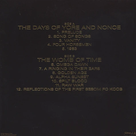 Christian Death - The Scriptures Black Vinyl Edition