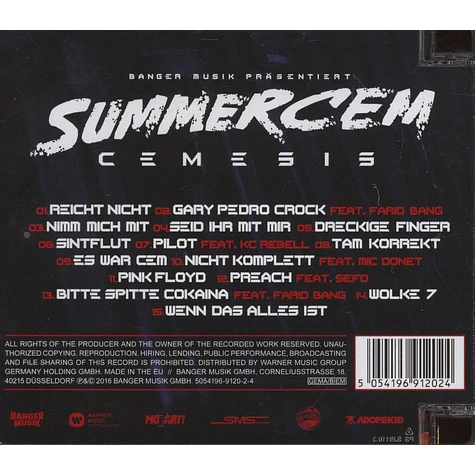 Summer Cem - Cemesis