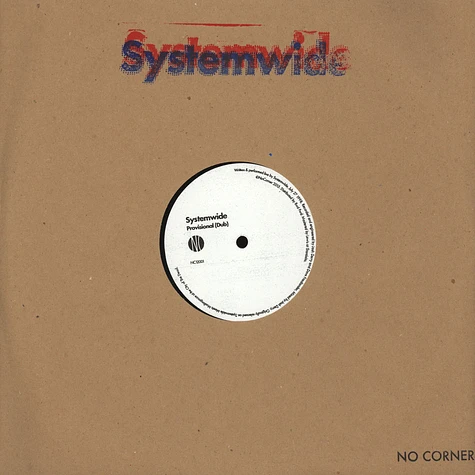 Systemwide - Provisional (Dub)