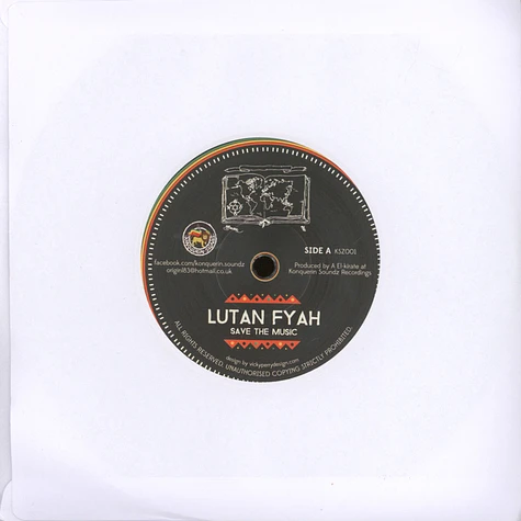 Lutan Fyah / Wiseman - Save The Music / Mosquito