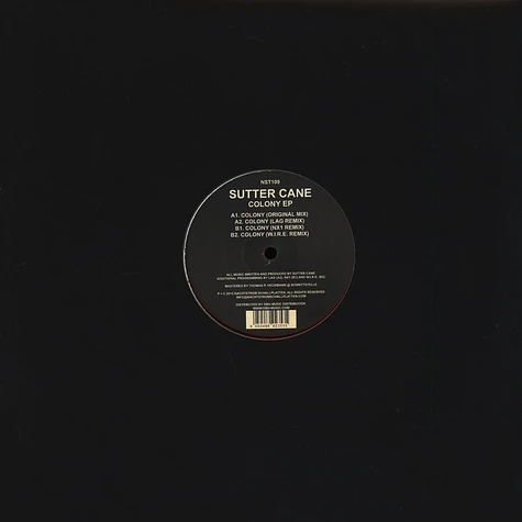 Sutter Cane - Colony EP