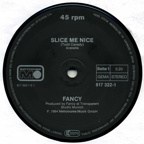 Fancy - Slice Me Nice