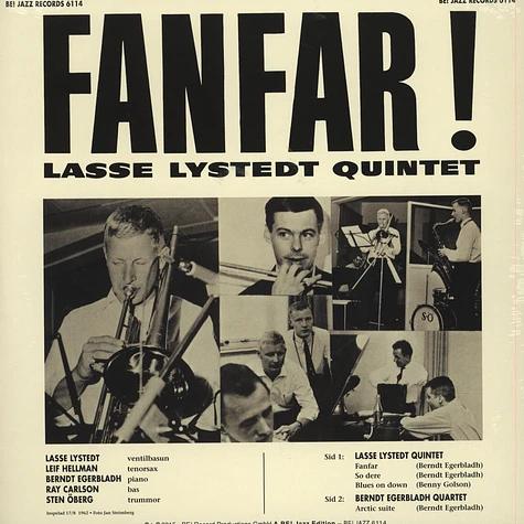 Lars Lystedt Quintet - Fanfare