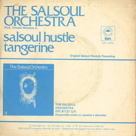 The Salsoul Orchestra - Tangerine / Salsoul Hustle