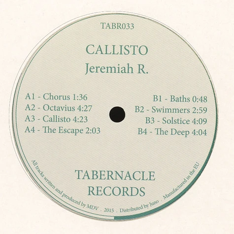 Jeremiah R - Callisto