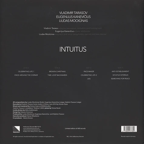 Vladimir Tarasov, Liudas Mockunas & Eugenijus Kanevicius - Intuitus