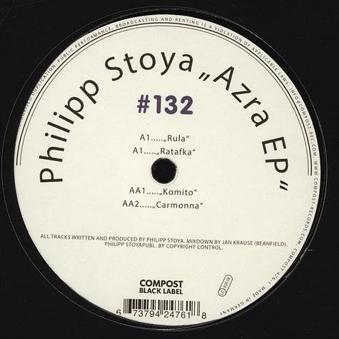 Philipp Stoya - Compost Black Label 132