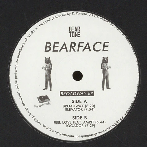 Bearface - Broadway EP