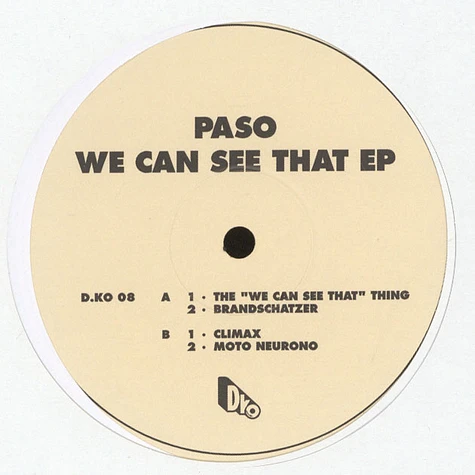 Paso - We Can See That EP