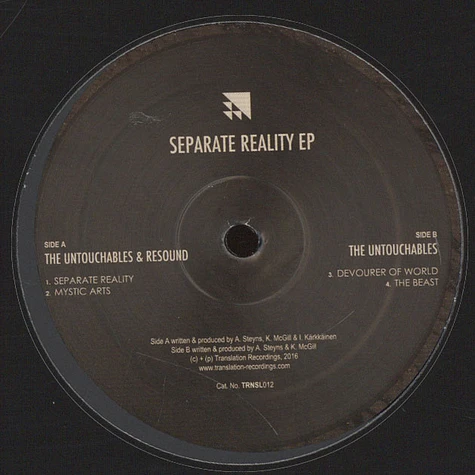 The Untouchables - Separate Reality EP