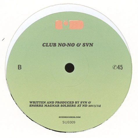 Club No-No & SVN - SUE009