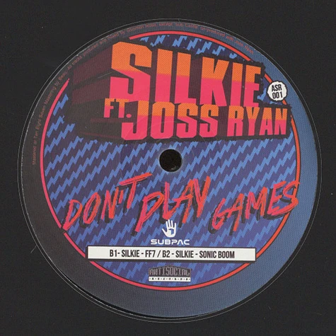 Silkie - Don't Play Games EP feat. Joss Ryan