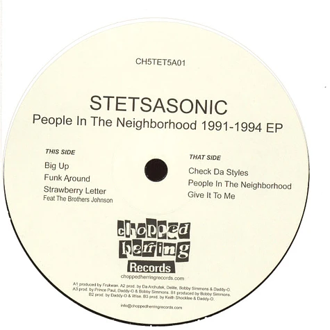 Stetsasonic - People In The Neighborhood 1991-1994 EP
