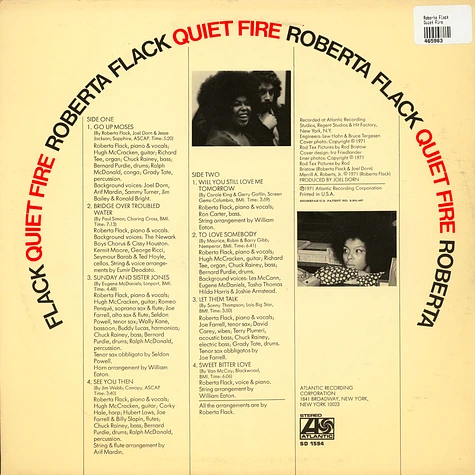 Roberta Flack - Quiet Fire