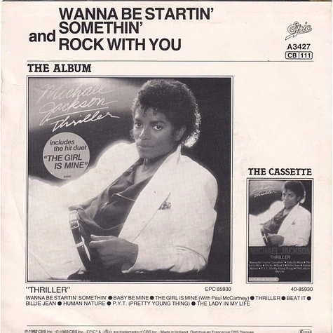 Michael Jackson - Wanna Be Startin' Somethin'