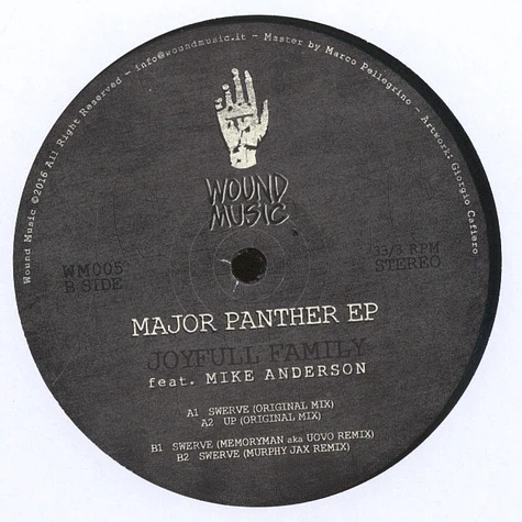 Joyfull Family - Major Panther EP Feat. Mike Anderson