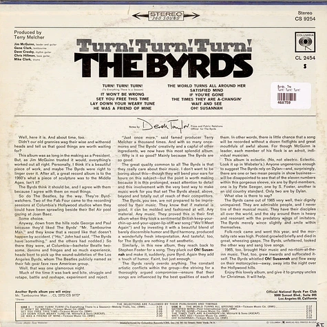 The Byrds - Turn! Turn! Turn!