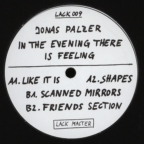 Jonas Palzer - In The Evening There Is Feeling