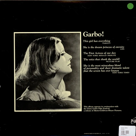 Greta Garbo - Garbo!