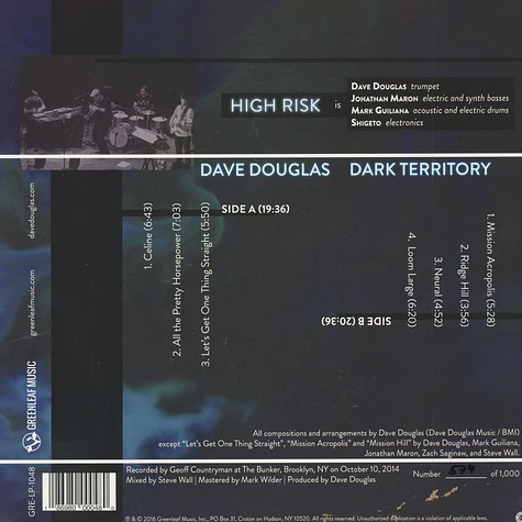 Dave Douglas High Risk - Dark Territory