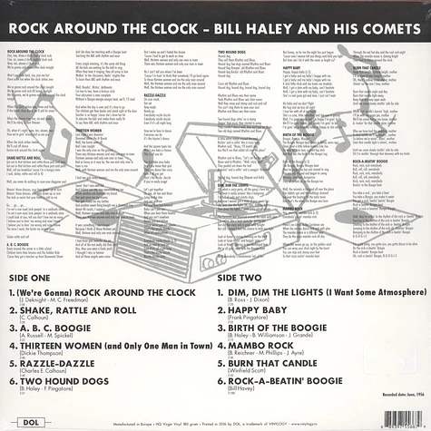 Bill Haley - Rock Around The Clock 180g Vinyl Edition