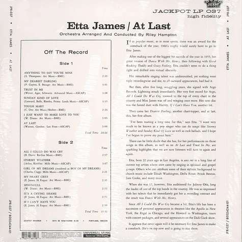 Etta James - At Last