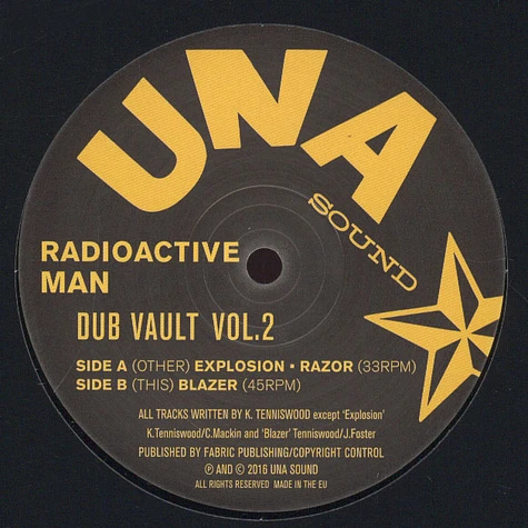 Radioactive Man - Dub Vault Volume 2