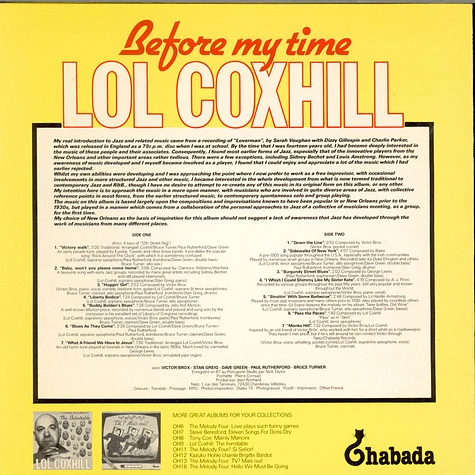 Lol Coxhill - Before My Time