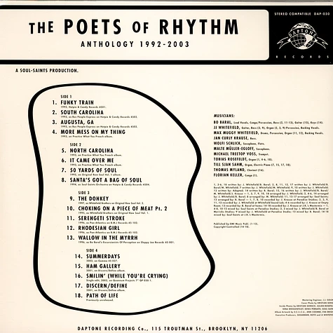The Poets Of Rhythm - Anthology 1992-2003