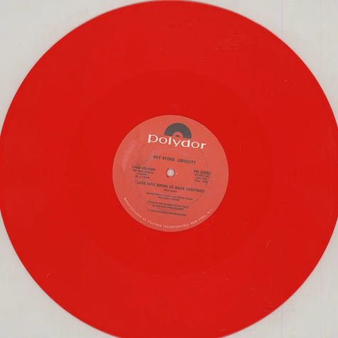 Roy Ayers Ubiquity - Running Away Red Vinyl Edition