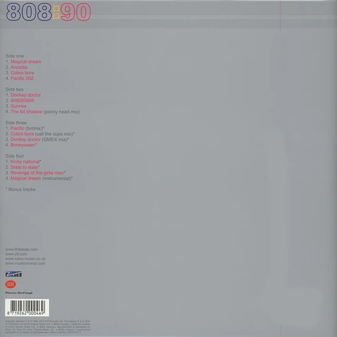 808 State - 808:90 Expanded Black Vinyl Edition