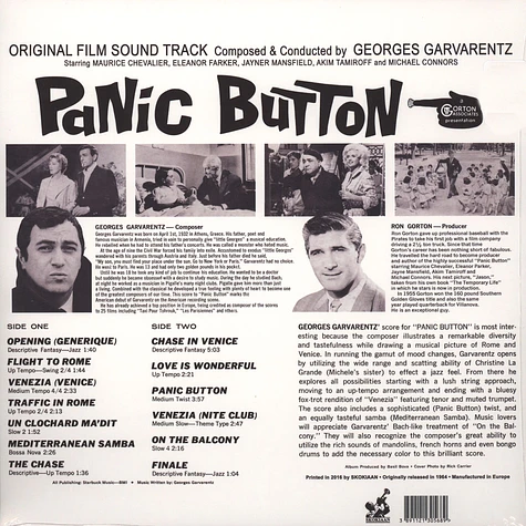 Georges Garvarentz - OST Panic Button