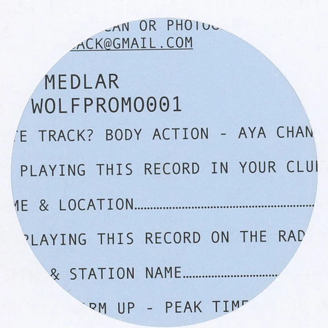 Medlar - WOLFPROMO001