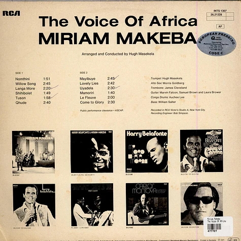 Miriam Makeba - The Voice Of Africa