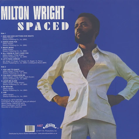 Milton Wright - Spaced