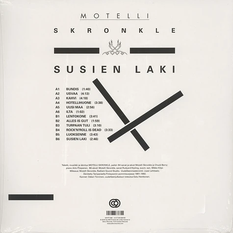 Motelli Skronkle - Susien Laki Colored Vinyl Edition
