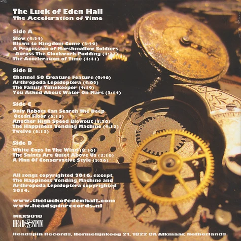 Luck Of Eden Hall - The Acceleration Of Time White Vinyl Edition