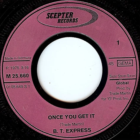 B.T. Express - Once You Get It