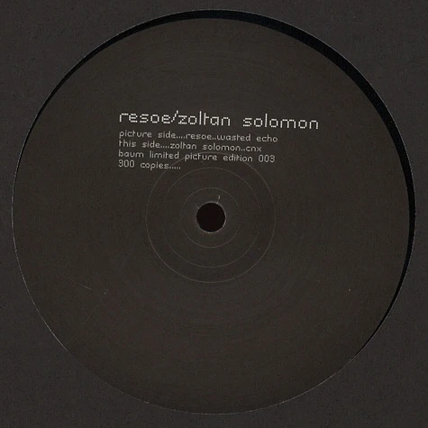 Resoe & Zoltan Solomon - Baum LPE003