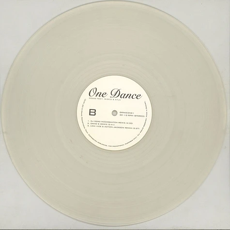 Drake - One Dance Clear Vinyl Edition