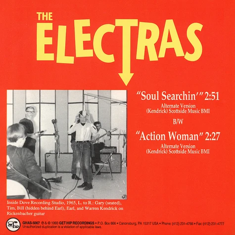 Electras - Soul Searchin'