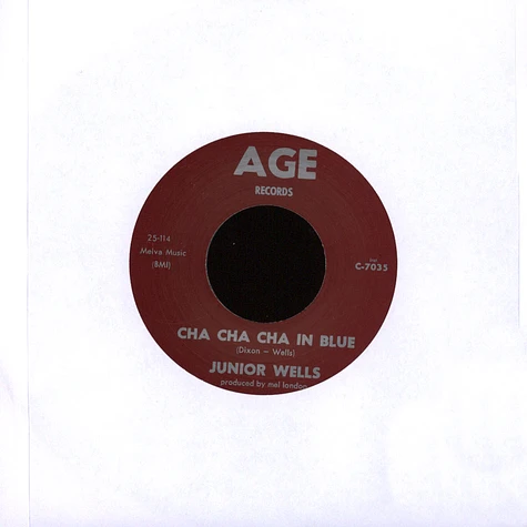 Ricky Allen / Junior Wells - Cut You A-Loose / Cha Cha Cha In Blue